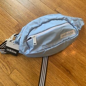 NWT Adidas light blue fanny pack